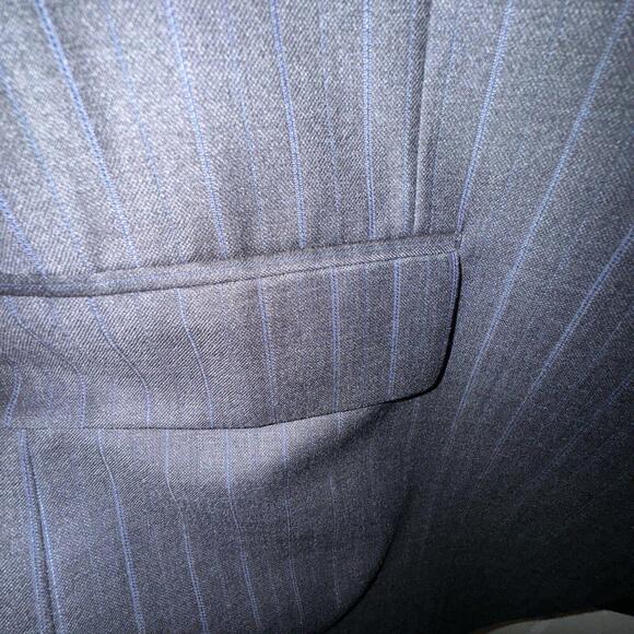 MENS SZ 42R TAILORED MODERN ERMENEGILDO ZEGNA PINSTRIPE BLAZER SPORTS COAT - Picture 7 of 9
